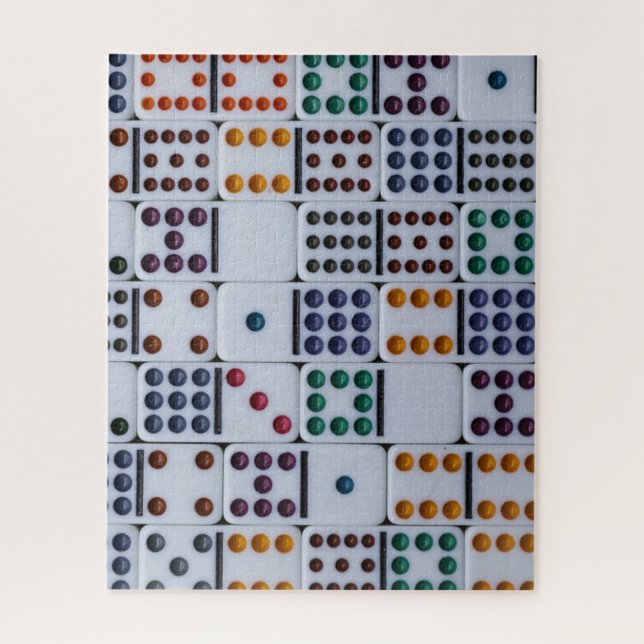 Dominos Numbers Game Jigsaw Puzzle (Vertical)