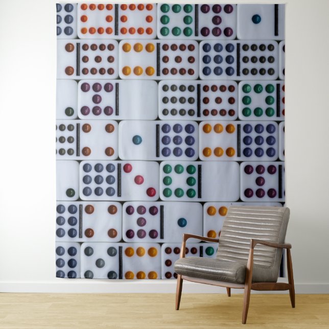 Dominos Numbers Game Tapestry (In Situ)