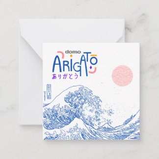 Domo Arigato! Card