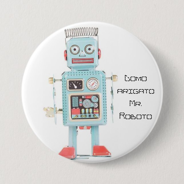 Domo arigato Mr. Roboto 7.5 Cm Round Badge (Front)