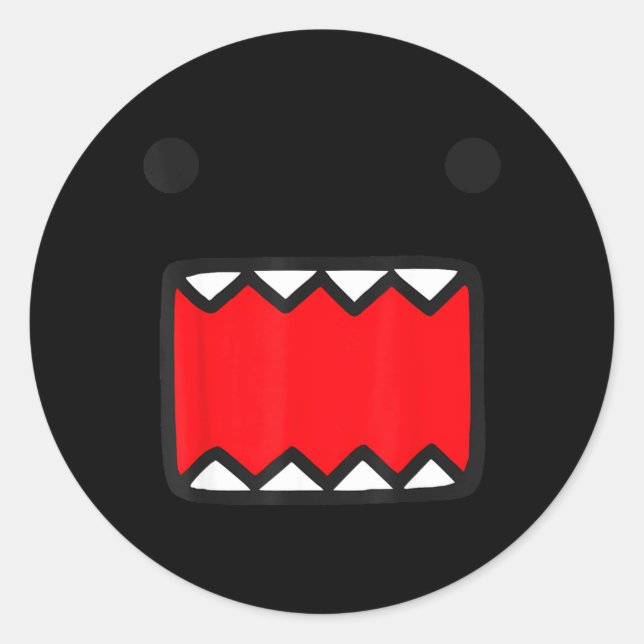 Domo Jp Classic Round Sticker (Front)