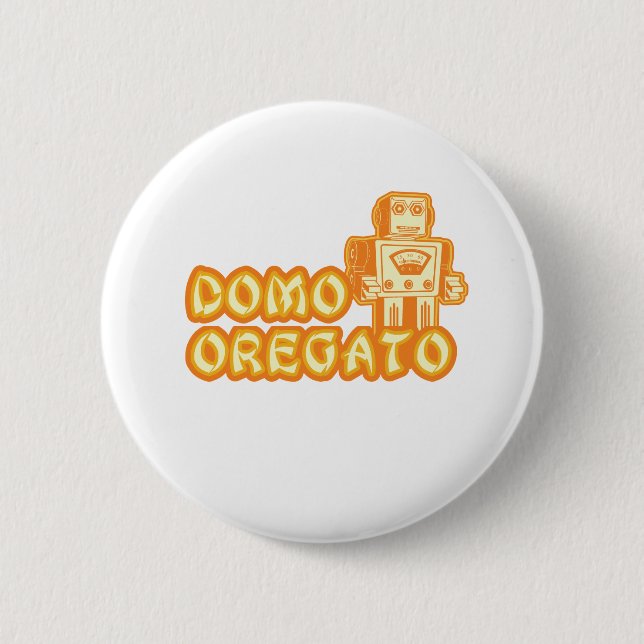 domo_oregato 6 cm round badge (Front)