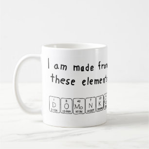 Domonkos periodic table name mug