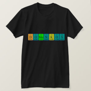 Domonkos periodic table name shirt