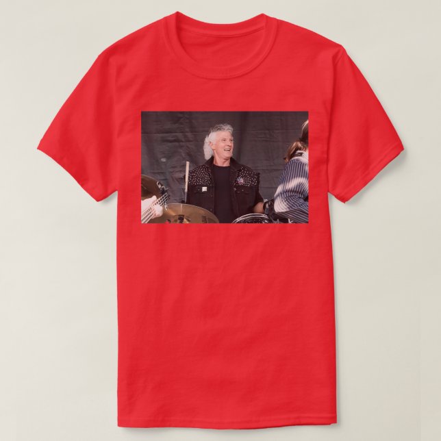 Don Brewer Grand Funk Railroad Photograph T-Shirt (Design Front)