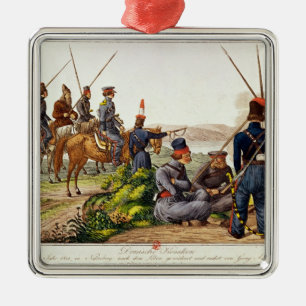 Don Cossacks in 1814 Metal Tree Decoration
