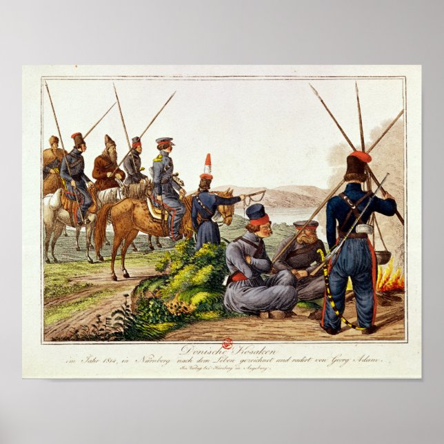 Don Cossacks in 1814 Poster (Front)