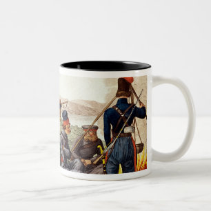 Don Cossacks in 1814 Two-Tone Coffee Mug