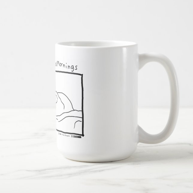 Don Depresso Hates Mornings Coffee Mug (Right)