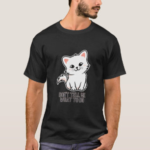 Don Ell Me What O Do Meme Retro Style Vintage Cat T-Shirt