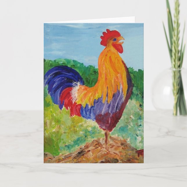 Don Giovanni - Rooster - Greeting Card (Front)
