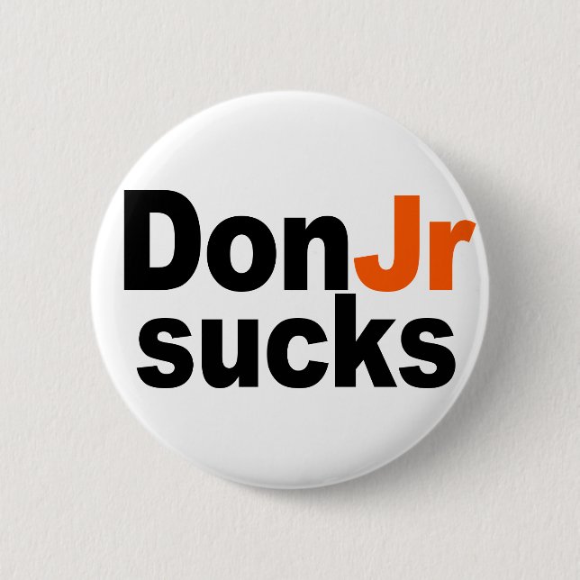 Don Jr 6 Cm Round Badge (Front)