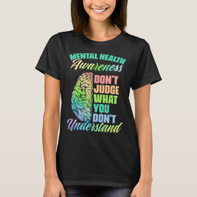 Don Judge Mental Illness Support Mental Health Awa T-Shirt (Front)