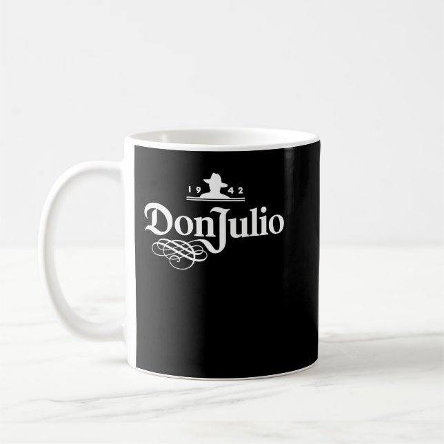 Don Julio 1942 White Logo Classic T Shirt Coffee Mug (Left)