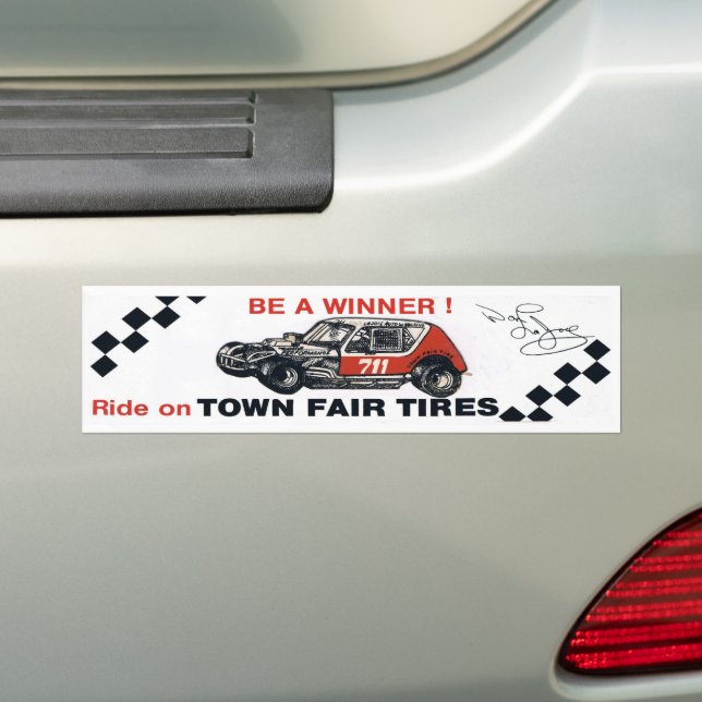 Don Lajoie Town Fair Tire Replica Bumper Sticker!  Bumper Sticker (On Car)