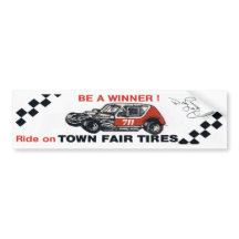 Don Lajoie Town Fair Tire Replica Bumper Sticker! 