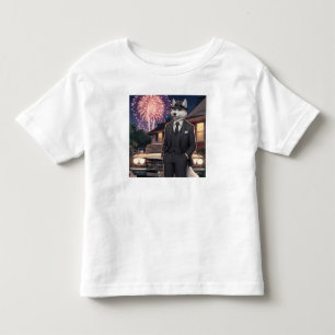 Don Lupo Canino "July 4th" Toddler T-Shirt