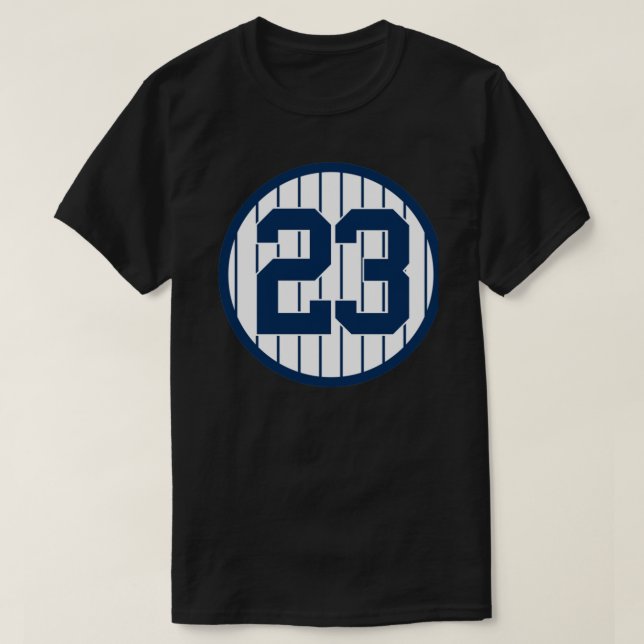 Don Mattingly 23 Jersey Number   Classic T-Shirt.p T-Shirt (Design Front)
