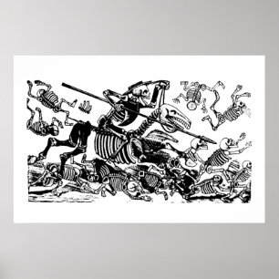 Don Quijote by José Guadalupe Posada Poster