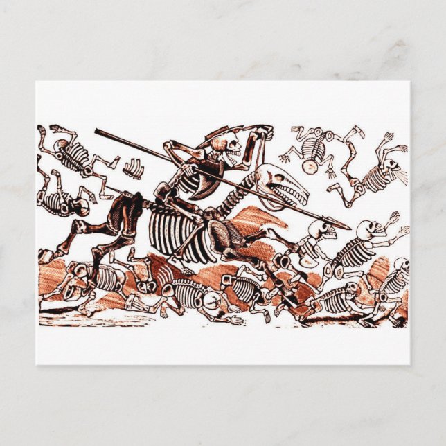 Don Quijote Calavera Postcard (Front)