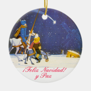DON QUIXOTE - Adorno de Navidad Ceramic Tree Decoration