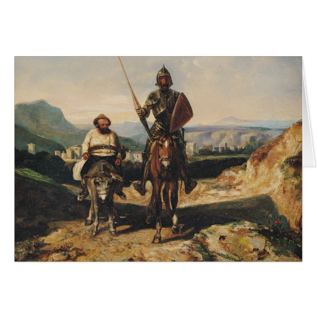 Don Quixote and Sancho (Front Horizontal)