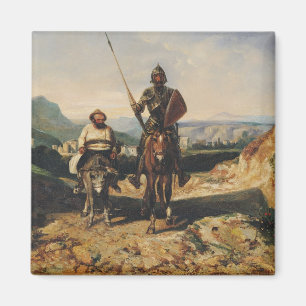 Don Quixote and Sancho Magnet