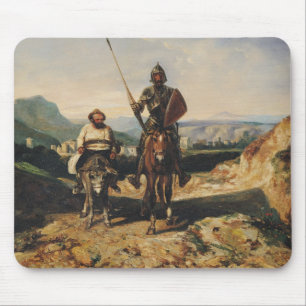 Don Quixote and Sancho Mouse Pad