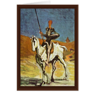 Don Quixote And Sancho Panza By Daumier Honoré (Be
