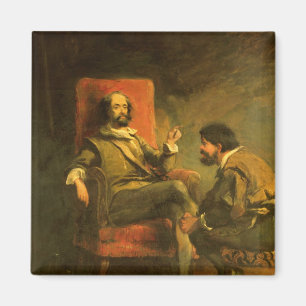 Don Quixote and Sancho Panza Magnet