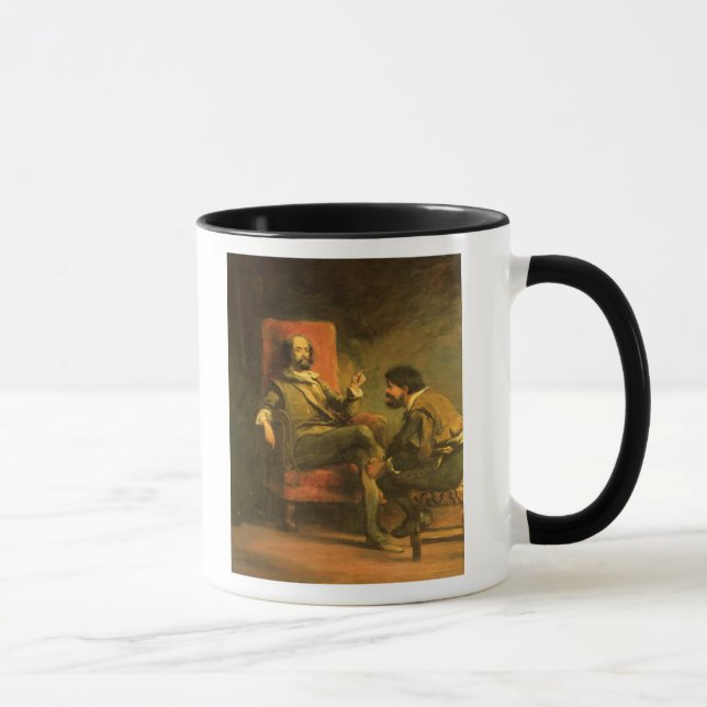 Don Quixote and Sancho Panza Mug (Right)