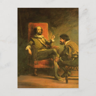 Don Quixote and Sancho Panza Postcard