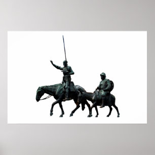 Don Quixote and Sancho Panza Poster