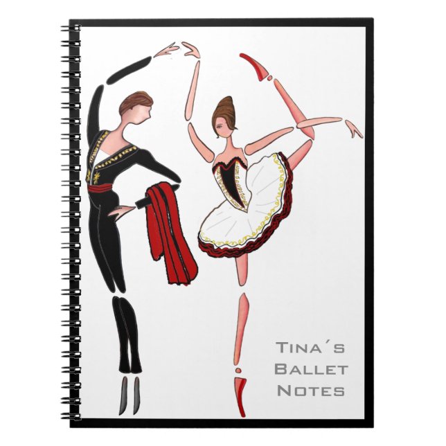 DON QUIXOTE BALLET DANCERS- BALLERINA NOTWBOOK NOTEBOOK (Front)