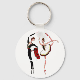 DON QUIXOTE BALLET DANCERS. BALLET KEY CHAIN