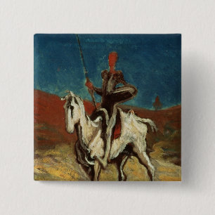 Don Quixote, c.1865-1870 15 Cm Square Badge