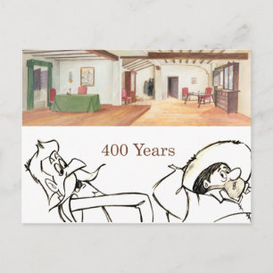 DON QUIXOTE- Cartoon animation Background (1979) Postcard