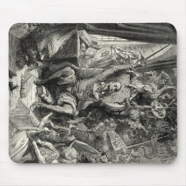 Don Quixote de la Mancha Mouse Pad (Front)