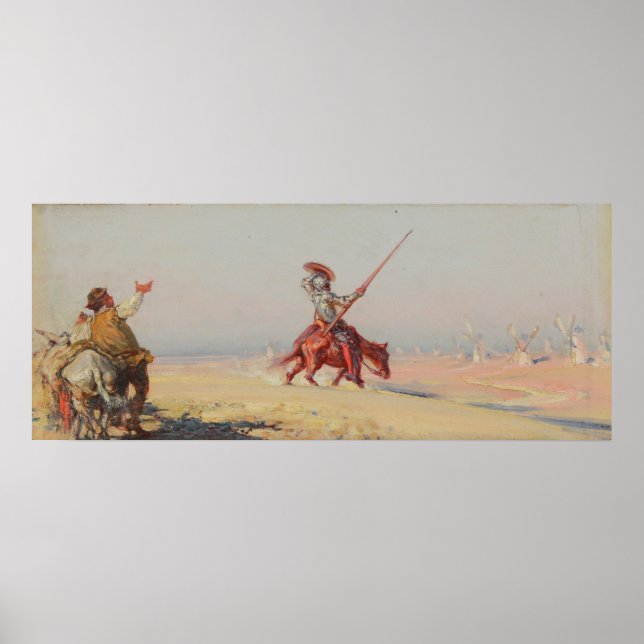 Don Quixote fight of the windmills Poster (Front)