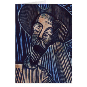 Don Quixote in Blue and Rust