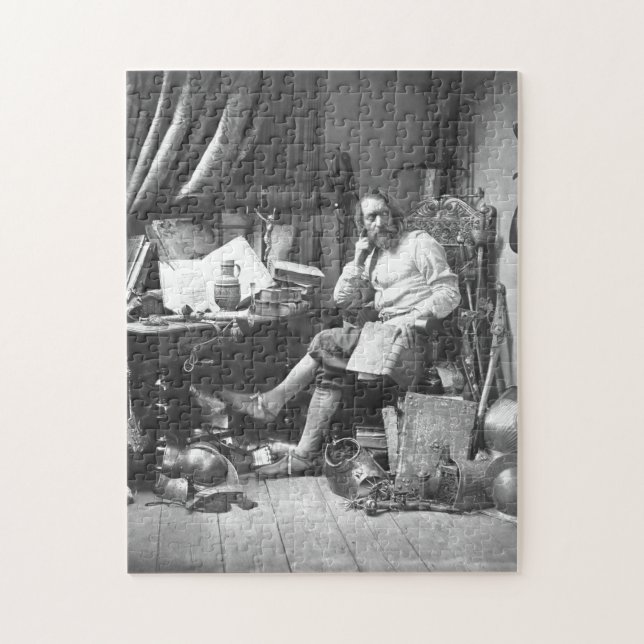 Don Quixote In his Study Jigsaw Puzzle (Vertical)