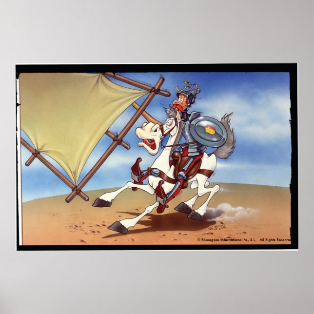 DON QUIXOTE - IVth . Centenary Poster (Front)