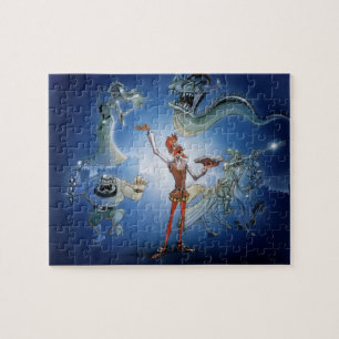 Don Quixote Jigsaw Cartoon Puzzle