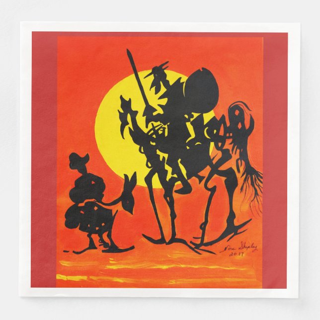 DON QUIXOTE NAPKIN (Front)