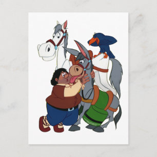 DON QUIXOTE' s FRIENDS - 400 years - Cervantes Postcard