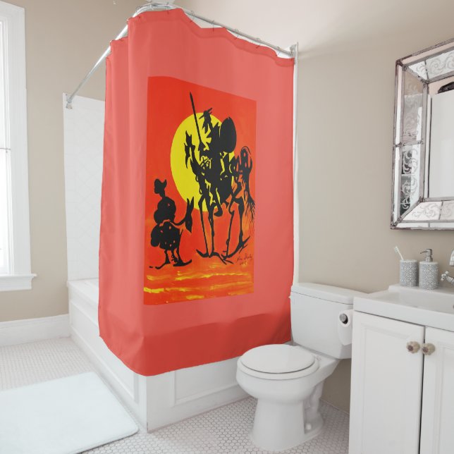 DON QUIXOTE SHOWER CURTAIN (In Situ)