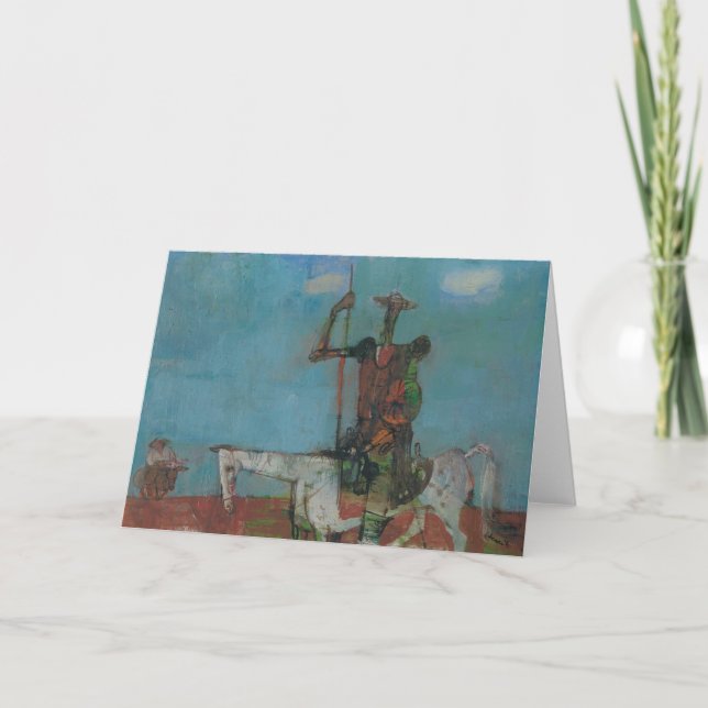 Don Quixote slow Sancho Stanislav Stanek Card (Front)