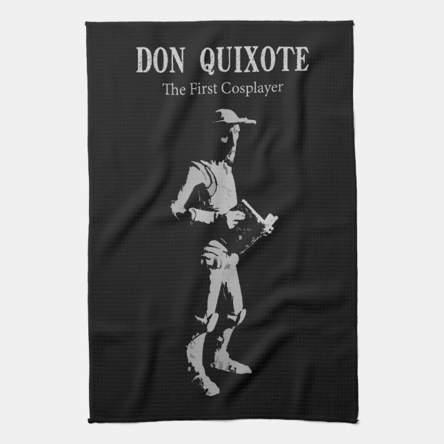 Don Quixote - The First Cosplayer Tea Towel (Vertical)