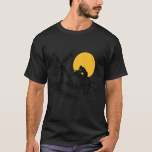 Don Quixote Windmill in Sunshine T-Shirt