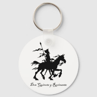 Don Quixote y Rocinante Key Ring